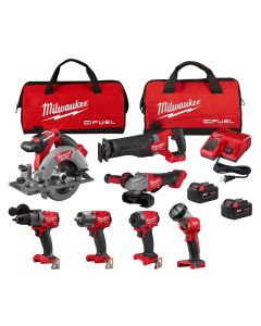 MLW3697-27 image(0) - Milwaukee Tool M18 FUEL 7-Tool Combo Kit