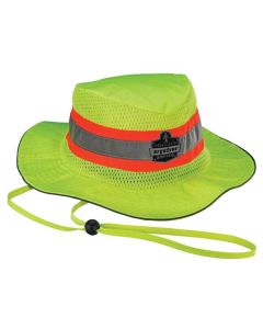 ERG12591 image(0) - Ergodyne 8935CT L/XL Lime Evap. Class Headwear Ranger Hat w/CT