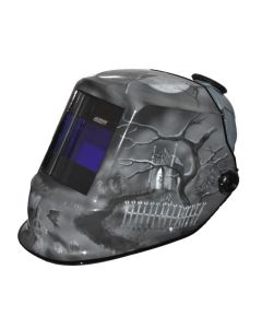 JCK47100 image(0) - Jackson Safety - Welding Helmet - Auto Darkening - Nylon - 3.94" x 2.36" Viewing Area - Shade 10 Fixed ADF 1/1/1/1 - 370 Speed Dial Headgear - 6 Feet Under Graphics