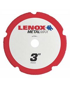 3" x 3/8" LENOX Metal Max Die Grinder Diamond Cutoff Wheel
