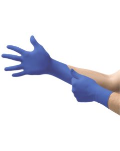 MFX6034314-CASE image(0) - MIcro-Thin Nit Disp Gloves NL PF Exam Blue X-Large Case/3000 units