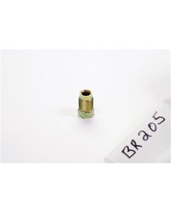 SRRBR205 image(0) - S.U.R. and R Auto Parts M10 X 1.0 GOLD INVERTED FLARE NUT (4)