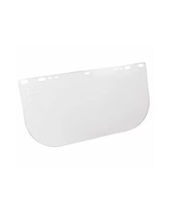 SRW14132 image(0) - Jackson Safety - Replacement Windows for F20 Polycarbonate Face Shields - Clear - 8" x 15.5" x 0.060" - Shape E - Unbound (36 Qty Pack)