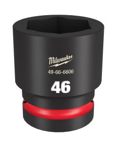 MLW49-66-6606 image(0) - Milwaukee Tool SHOCKWAVE Impact Duty 1"Drive 46MM Standard 6 Point Socket
