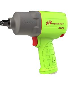 IRT2235TIMAX-G image(0) - Ingersoll Rand 1/2 Inch Air Impact Wrench, 1350 ft-lb Torque, Titanium Hammercase, Friction Ring Retainer, Pistol Grip, Green