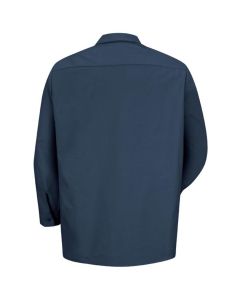 VFISP14NV-RG-M image(0) - Workwear Outfitters Men's Long Sleeve Indust. Work Shirt Navy, Medium