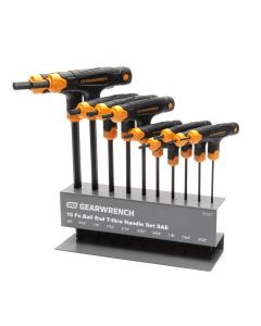 KDT83523 image(0) - GearWrench 10PC SAE T HANDLE BALL END HEX KEY SET