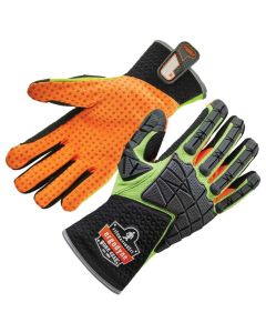 ERG17902 image(0) - Ergodyne 925F(x) S Lime Std Dorsal Impact-Reduce Gloves