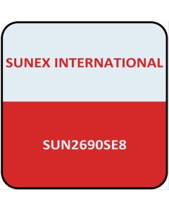SUN2690SE8 image(0) - Sunex 1/2" Dr. External Star Impact Socket E22
