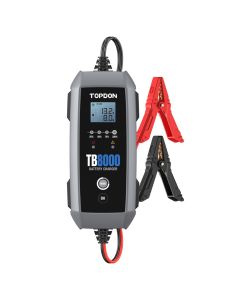 TOPTB8000 image(0) - Topdon TB8000 - 8A Smart Battery Charger LI, WET, GEL, MF, CAL, EFB, AGM