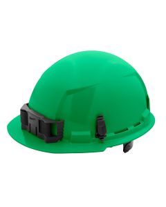 MLW48-73-1126 image(0) - Green Front Brim Hard Hat w/6pt Ratcheting Suspension - Type 1, Class E