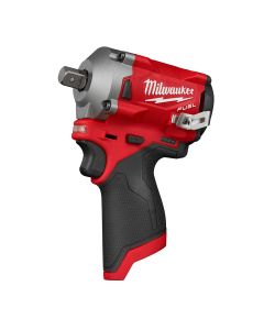 MLW2555P-20 image(0) - Milwaukee Tool M12 FUEL 1/2&rdquo; Stubby Impact Wrench w/ Pin Detent