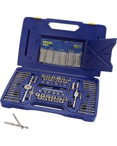 HAN26377DC image(0) - Hanson IRWIN 117 Piece Machine Screw/Fractional/Metric Tap and Hex Die Set