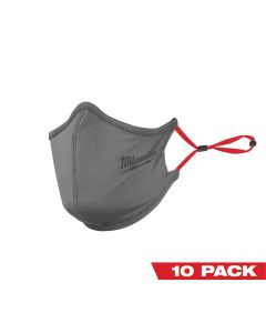 MLW48-73-4232 image(0) - Milwaukee Tool 10PK Gray 2-Layer Face Mask
