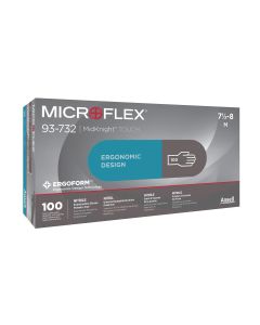 MFX93732M-CASE image(1) - Microflex MICROFLEX Midknight Touch 93732 M