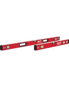 MLWMLBXSM48 image(0) - Milwaukee Tool 24" / 48" REDSTICK Magnetic Box Level Set