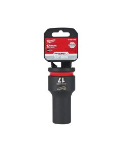 MLW49-66-6393 image(0) - Milwaukee Tool SHOCKWAVE Impact Duty  3/4"Drive 17MM Deep 6 Point Socket