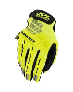MECSMP-91-008 image(0) - Mechanix Wear Hi-Viz M-Pact Gloves Small Yellow