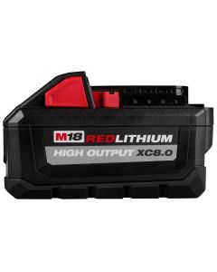 MLW48-11-1880 image(0) - Milwaukee Tool M18 REDLITHIUM HIGH OUTPUT XC8.0 Battery Pack