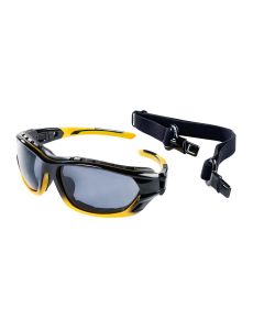 SRWS70001 image(0) - Sellstrom Sellstrom - Safety Glasses - XPS530 Series - Smoke Lens - Yellow/Black Frame -  AF/HC -  Sealed