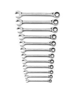 KDT85597 image(0) - 12 Pc. Metric Ratcheting Open End (Dual Ratcheting
