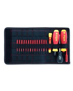 WIH28781 image(0) - Wiha Tools 20 Piece Insulated TorqueControl and Slimline Blade Set