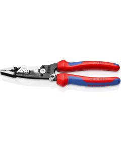 KNP13728SBA image(0) - KNIPEX Forged Wire Strippers packaged in clam shell- Multi-Component Handle