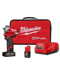 MLW2554-22 image(0) - M12 FUEL 3/8" Stubby Impact Wrench Kit