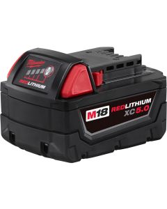 MLW48-11-1850 image(0) - Milwaukee Tool M18 REDLITHIUM XC5.0 Extended Capacity Battery Pack