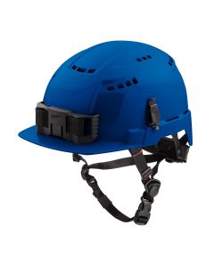 MLW48-73-1324 image(1) - Milwaukee Tool BOLT Blue Front Brim Vented Safety Helmet (USA) - Type 2, Class C