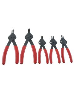 K Tool International Pliers Set Snap Ring Reversible 5 pc