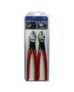 KNP9K0080129US image(0) - KNIPEX 2 Pc. 10" Diagonal Cutter Set