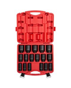 SUN4685 image(0) - Sunex 3/4" Drive 17 Piece SAE Deep Impact Socket Set