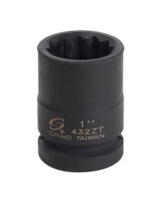 SUN432ZT image(0) - Sunex 1" THIN 12 POINT SOCKET 3/4 DR.