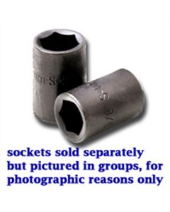 SKT34058 image(0) - S K Hand Tools SOCKET IMPACT 8MM 1/2IN. DRIVE STD 6 POINT