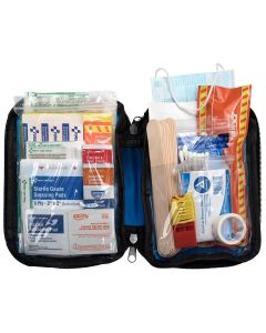 FAO90168-001 image(0) - First Aid Only Soft Sided First Aid Kit Plus Emergency Prep: 105 Pieces