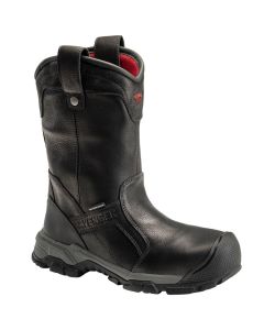 Avenger Work Boots Ripsaw Wellington Series - Men's Boots - Aluminum Toe - IC|EH|SR|PR - Black/Black - Size: 7.5W