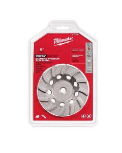 MLW49-93-7790 image(0) - Milwaukee Tool 5" Diamond Cup Wheel Segmented-turbo