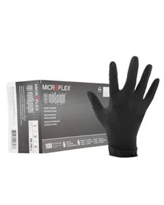 MFXMK296-XL-CASE image(0) - Microflex Black Nitrile Powder Free Gloves