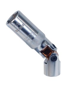 SRRSRSP58 image(0) - SUR&R 3/8&rdquo; Drive 5/8" Spring-Return Spark Plug Socket Set makes spark plug removal/replacement easier and faster