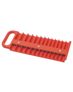 LIS40120 image(0) - Lisle SOCKET HOLDER MAGNETIC 1/4IN DR F/26 SOCKETS RED