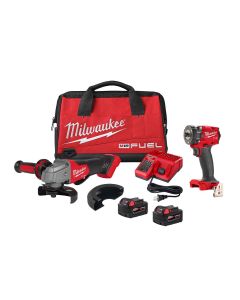 MLW2991-22 image(0) - M18 FUEL Compact Impact Wrench and Grinder 2-Tool Combo Kit