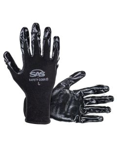 SAS640-1908 image(0) - SAS Safety 1-pr of PawZ Nitrile Coated Palm Gloves, M
