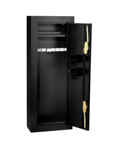 HOMHS30103660 image(0) - 8 Gun Steel Security Cabinet, Black