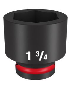 MLW49-66-6319 image(0) - Milwaukee Tool SHOCKWAVE Impact Duty  3/4"Drive 1-3/4" Standard 6 Point Socket