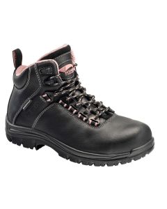 Avenger Work Boots Breaker Series - Women's High-Top Boots - Composite Toe - IC|EH|SR|PR - Black/Black - Size: 7.5W