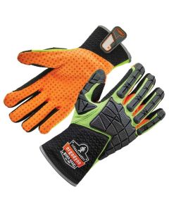 ERG17905 image(0) - Ergodyne 925F(x) XL Lime Std Dorsal Impact-Reduce Gloves
