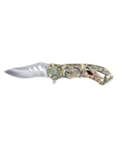 WLMW9368 image(0) - Wilmar Corp. / Performance Tool Northwest Trail Mabira Camo Pocket Knife