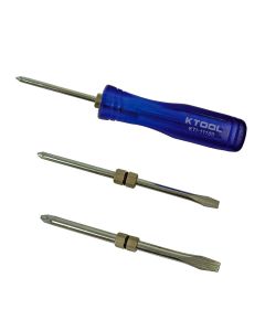 KTI11100 image(1) - K Tool International 6-in-1 Interchangeable Screwdriver Set