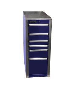 Homak Manufacturing HXL 6-Drawer Side Cabinet - Blue